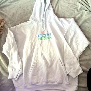 “Be a decent human” Hoodie